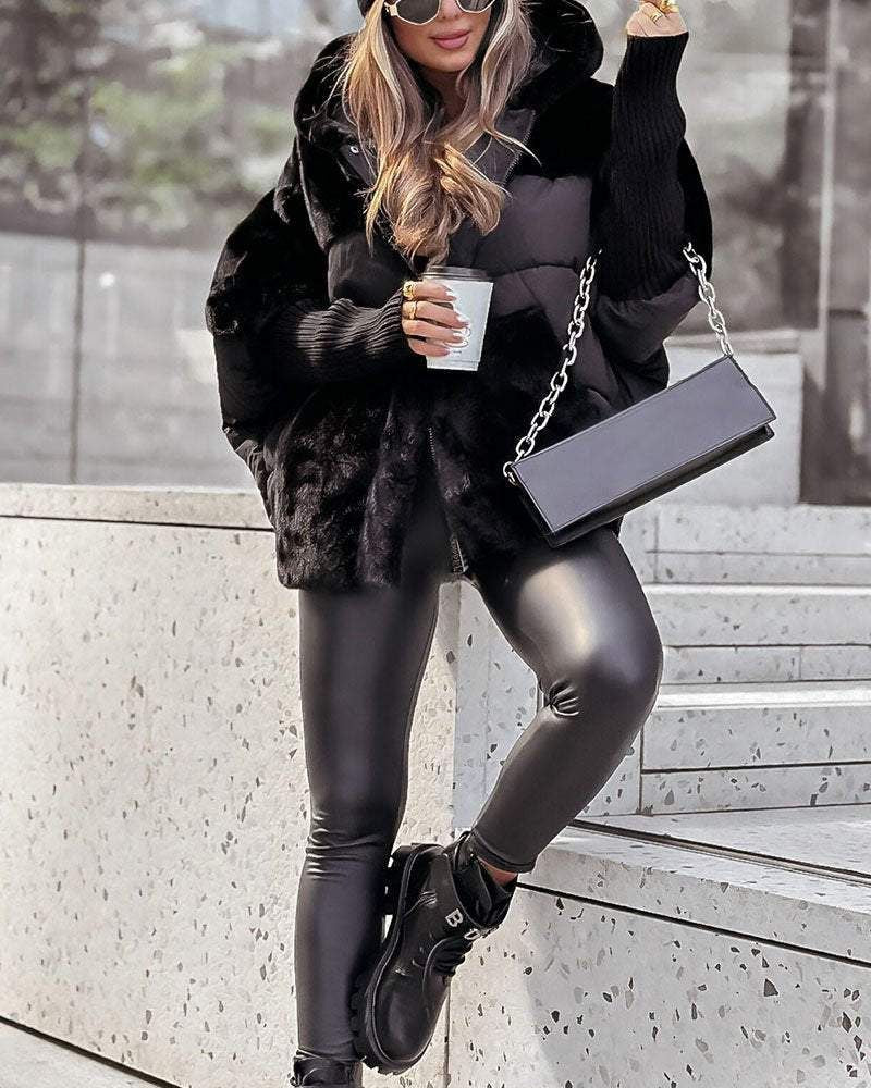 RAINA - Ocieplana Kurtka z Kapturem