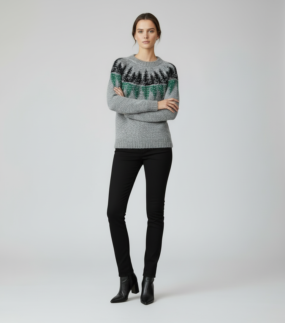 Smilla - Przytulny Retro Sweter