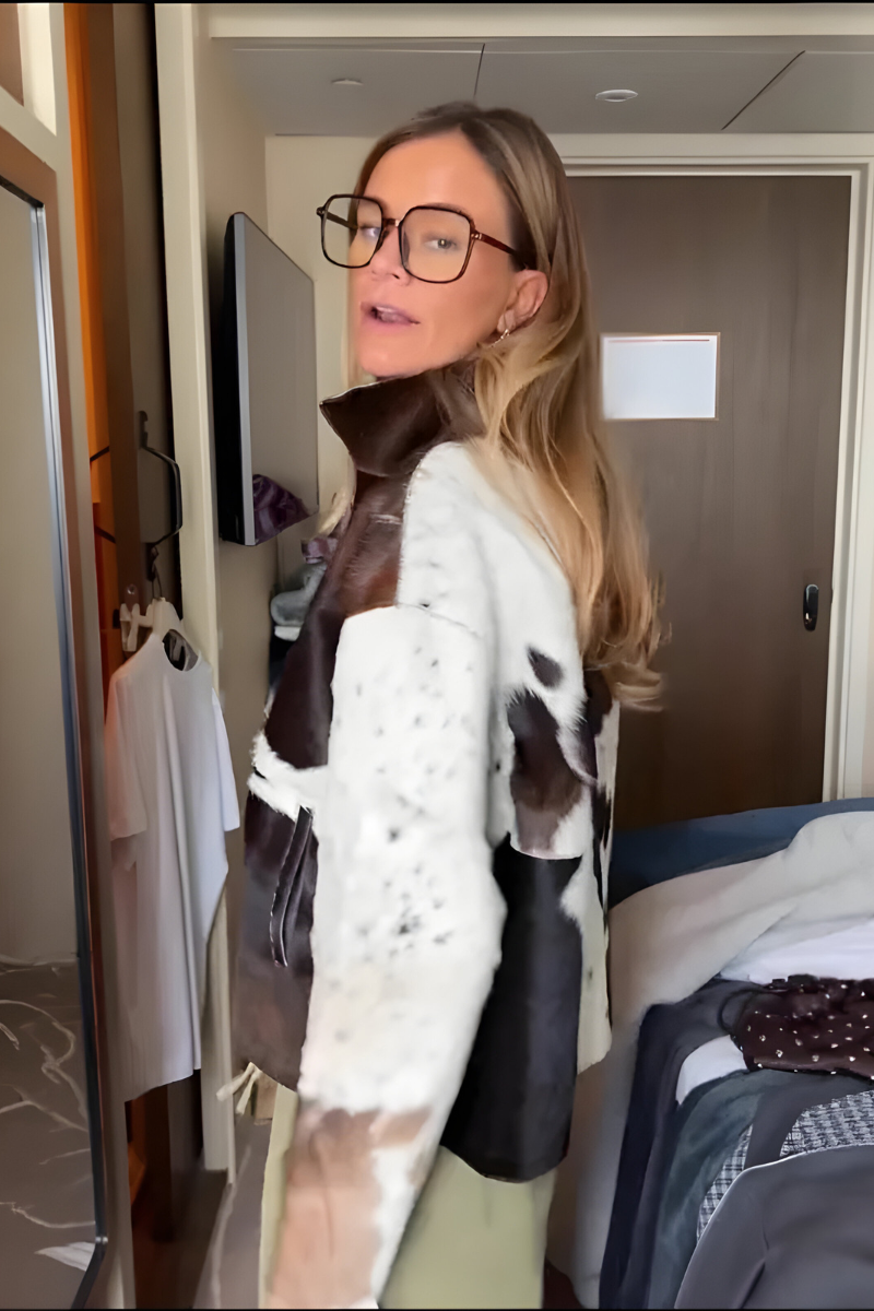 Teresa™ | Stylowa kurtka z wzorem i zamkiem